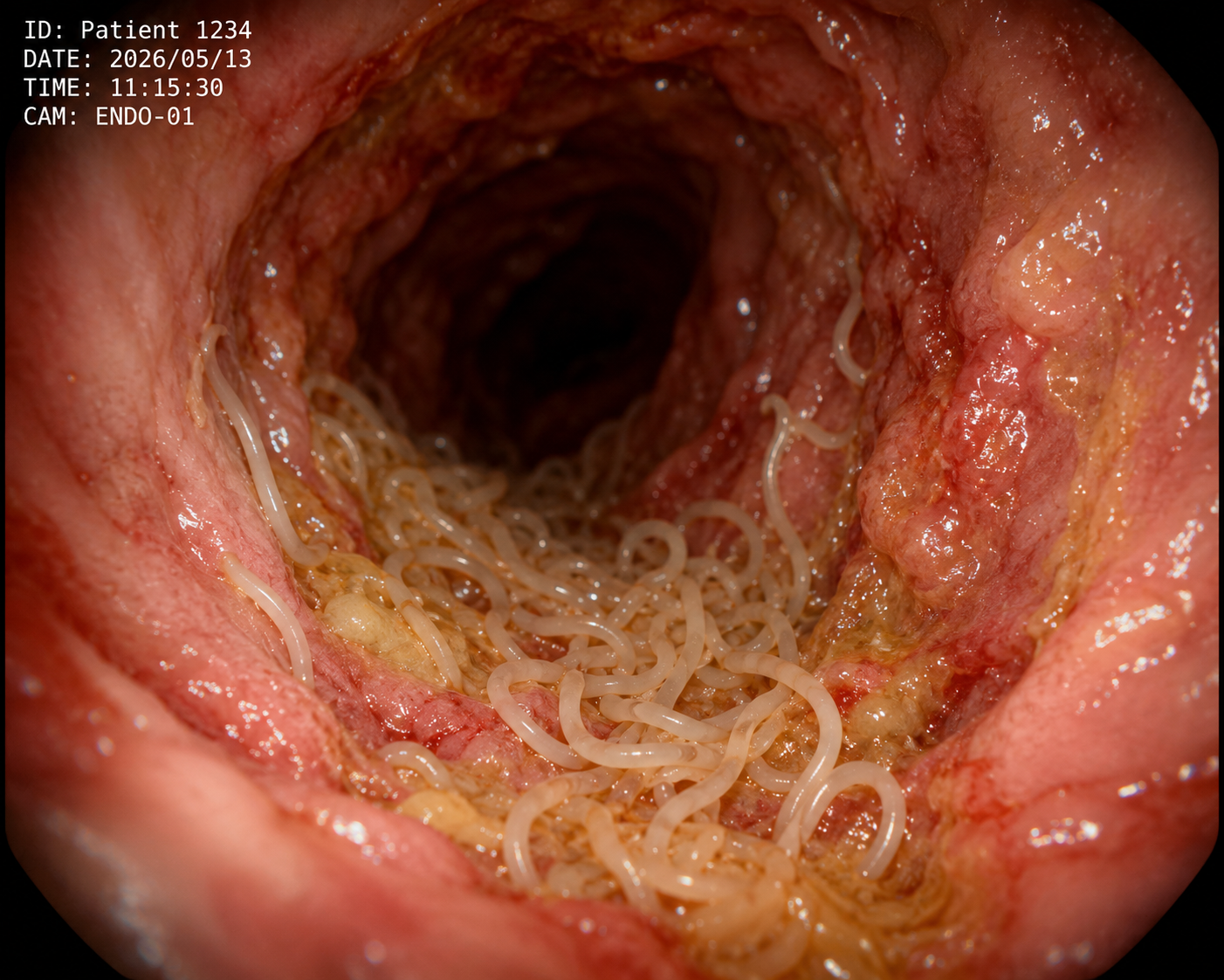 Parasitic microvascular disruption — illustration